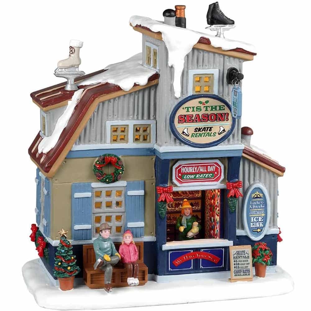 Lemax - Caddington Village - Lighted Building: Tis The Season Skate Rentals