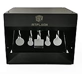 Atflbox Pellet Gun Target Trap Resets with Center Shot,Metal Bullt Trap Shooting Target for Airgun Rifle