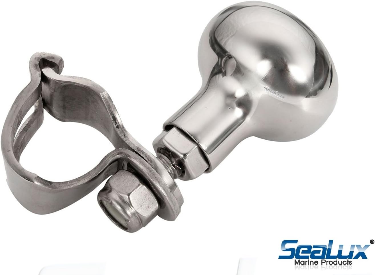 SeaLux Marine Boat Steering Wheel Turning/Control Knob/Suicide Knob -1-1/2" Grip knob Small Size - 316 Marine Stainless Steel