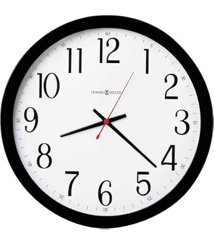Amazon.com: Howard Miller Kenwick Wall Clock – Black Round Case