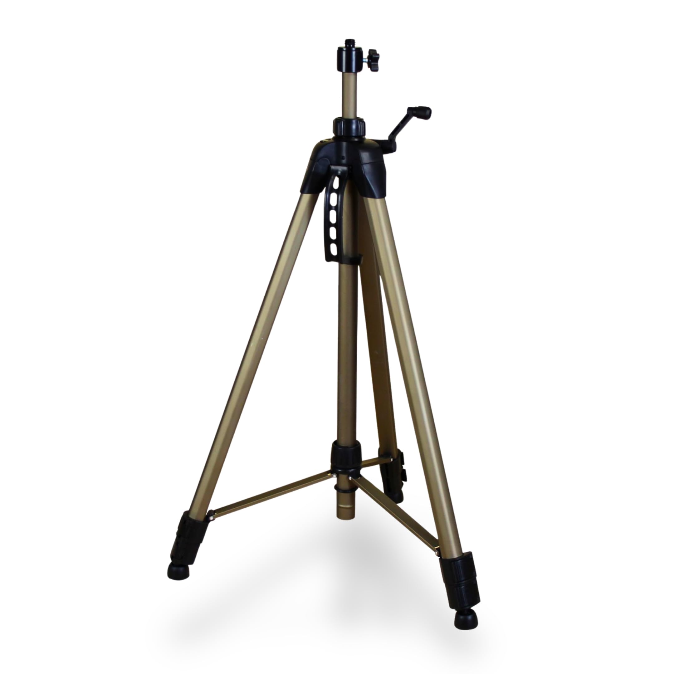 hedue® Laser Level Tripod 173 cm – Adjustable Tripod with Crank Handle for Laser Levels, Lightweight and Stable for Indoor Use, 1/4" adapter included