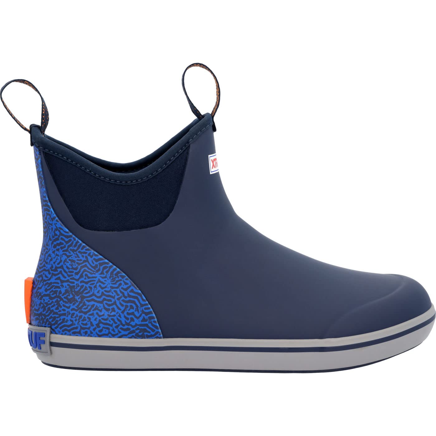 Xtratuf Men's Trolling Pack Fleece Lined Ankle Deck Boot, Blue, Size 8(M) Image Xtratuf Men's Trolling Pack Fleece Lined Ankle Deck Boot, Blue, Size 8(M) Image