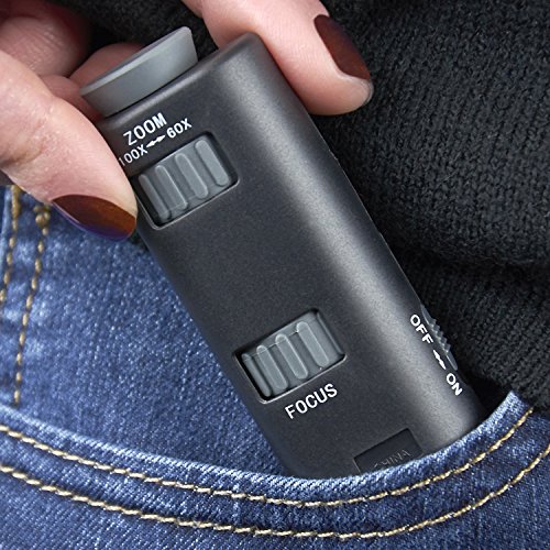 Carson 60X-100X MicroMax LED Lighted Pocket Microscope (MM ...