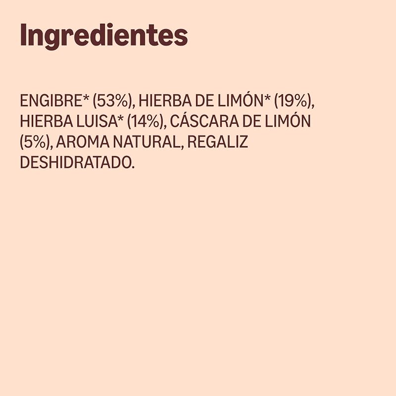 Por Amazon Infusão de Limão e Gengibre 25 Sacos