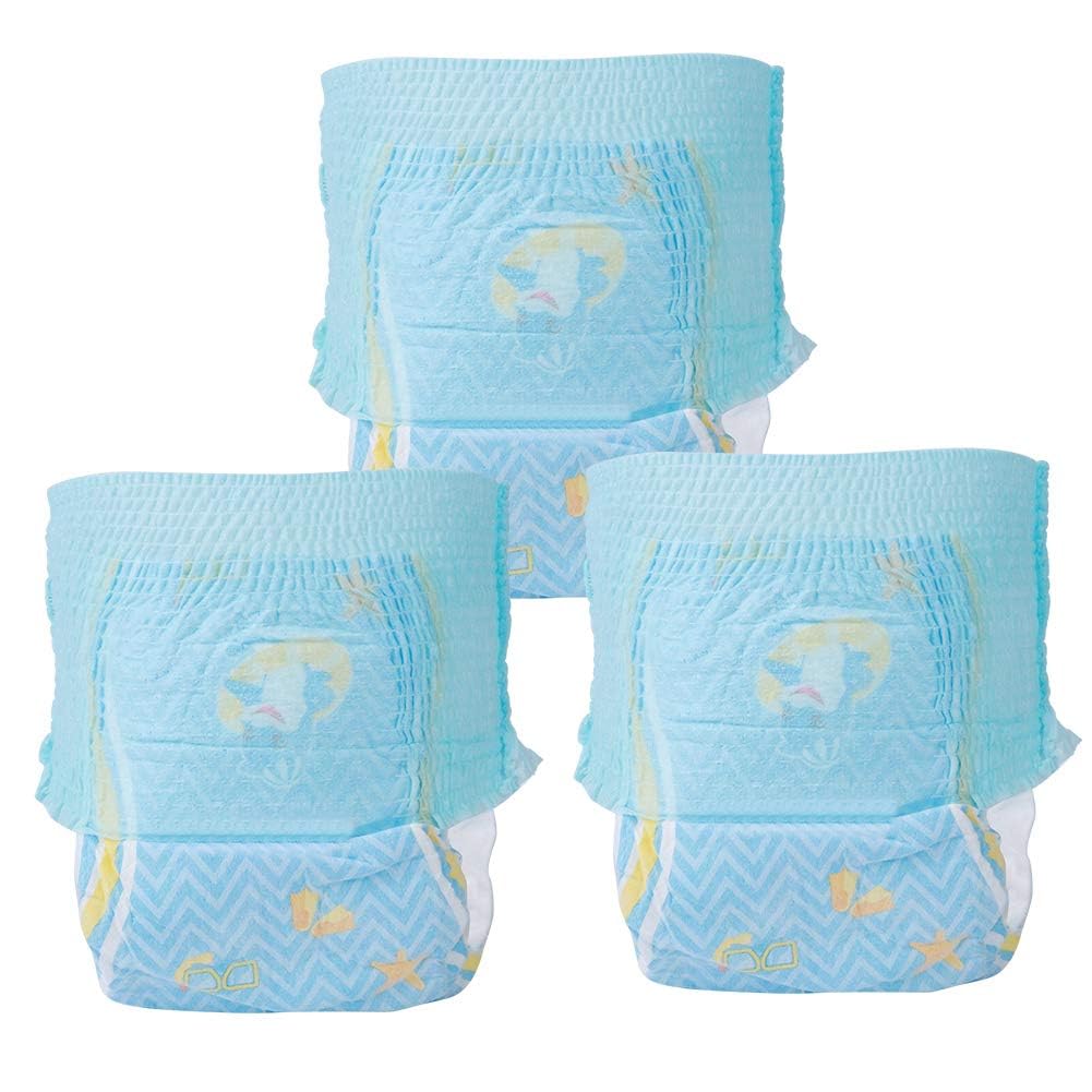 3Pcs Toddler Swim Diapers, Reusable Infant Swim Pants Diaper for Newborn (XXL 15kg and above)