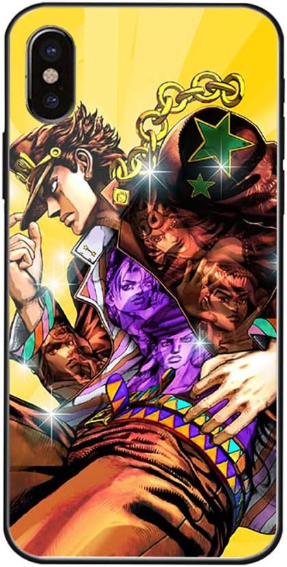 LVJF Kujou Joutarou TPU Case for iPhone,Japanese Anime Case for iPhone,Model Optional-iPhone X 5.8inch