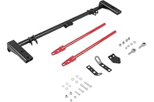 BALOCEO Traction Bar Kit Compatible with 1992-2001 Honda Prelude(BB) Suspension Traction Bar Powder Coated Heavy Duty Steel Black
