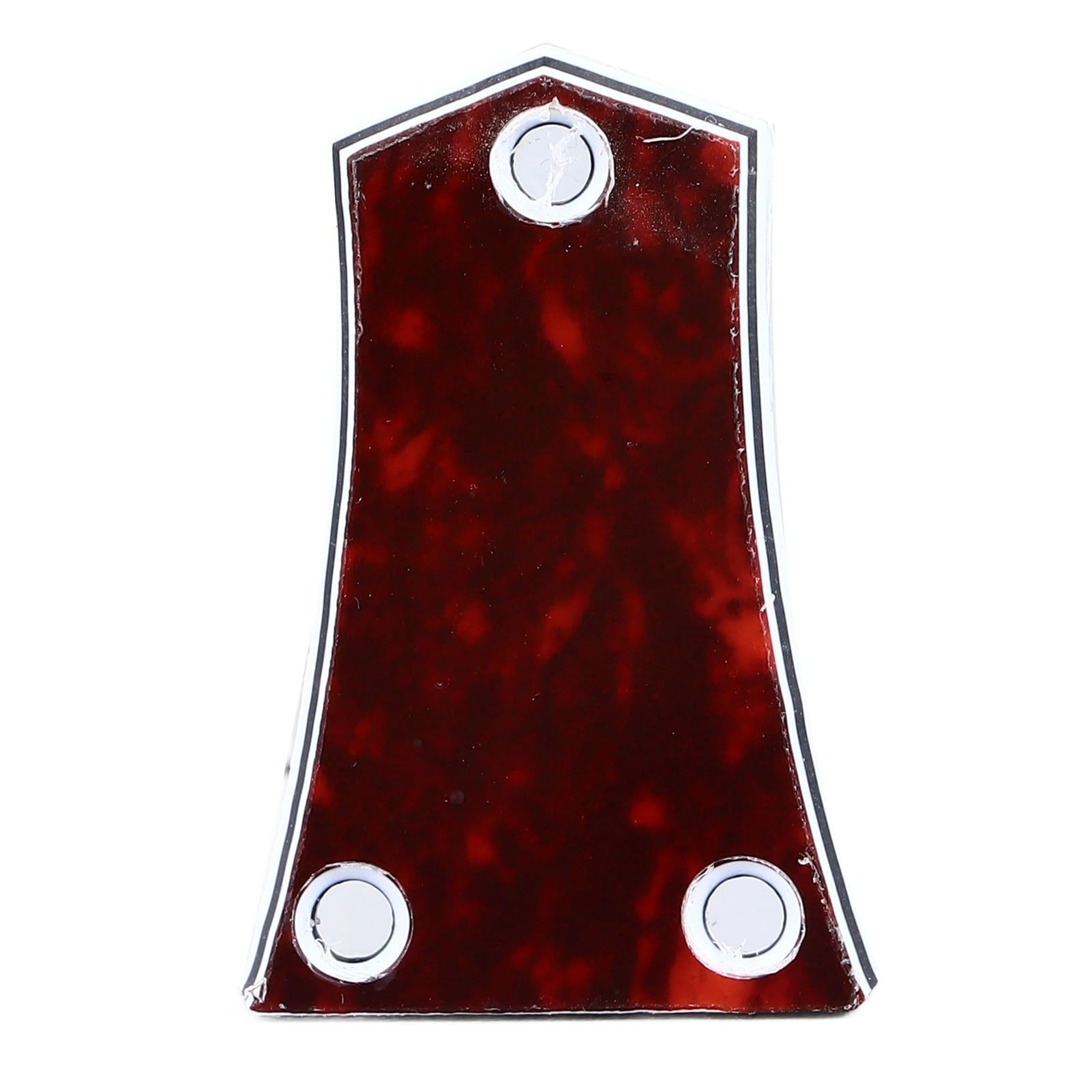Guitar Truss Rod Cover, 3 Holes Electric Guitar Truss Rod Cover Lightweight Guitar Adjustment Rod Cover Electric Guitar Neck Truss Rod Cover Plate for Practice (GR45 Red Turtle