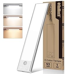 ROMECH Under Cabinet Light, 53 LED 3 Color Temps