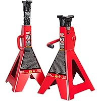 Steel Jack Stands: Double Locking, 3 Ton (6,000 lb)