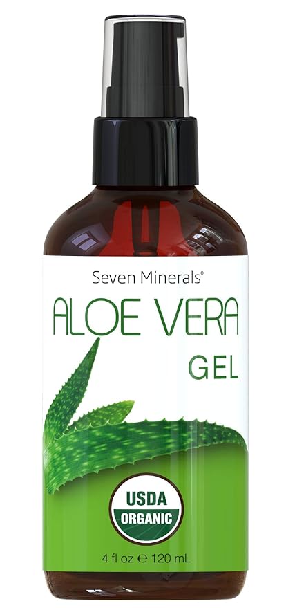 Amazon.com : #1 USDA Organic Aloe Vera Gel – No Preservatives, No Alcohol – From Freshly Cut USA Grown 100% Pure Aloe Vera - With No Harmful Ingredients, Free of GMOs –