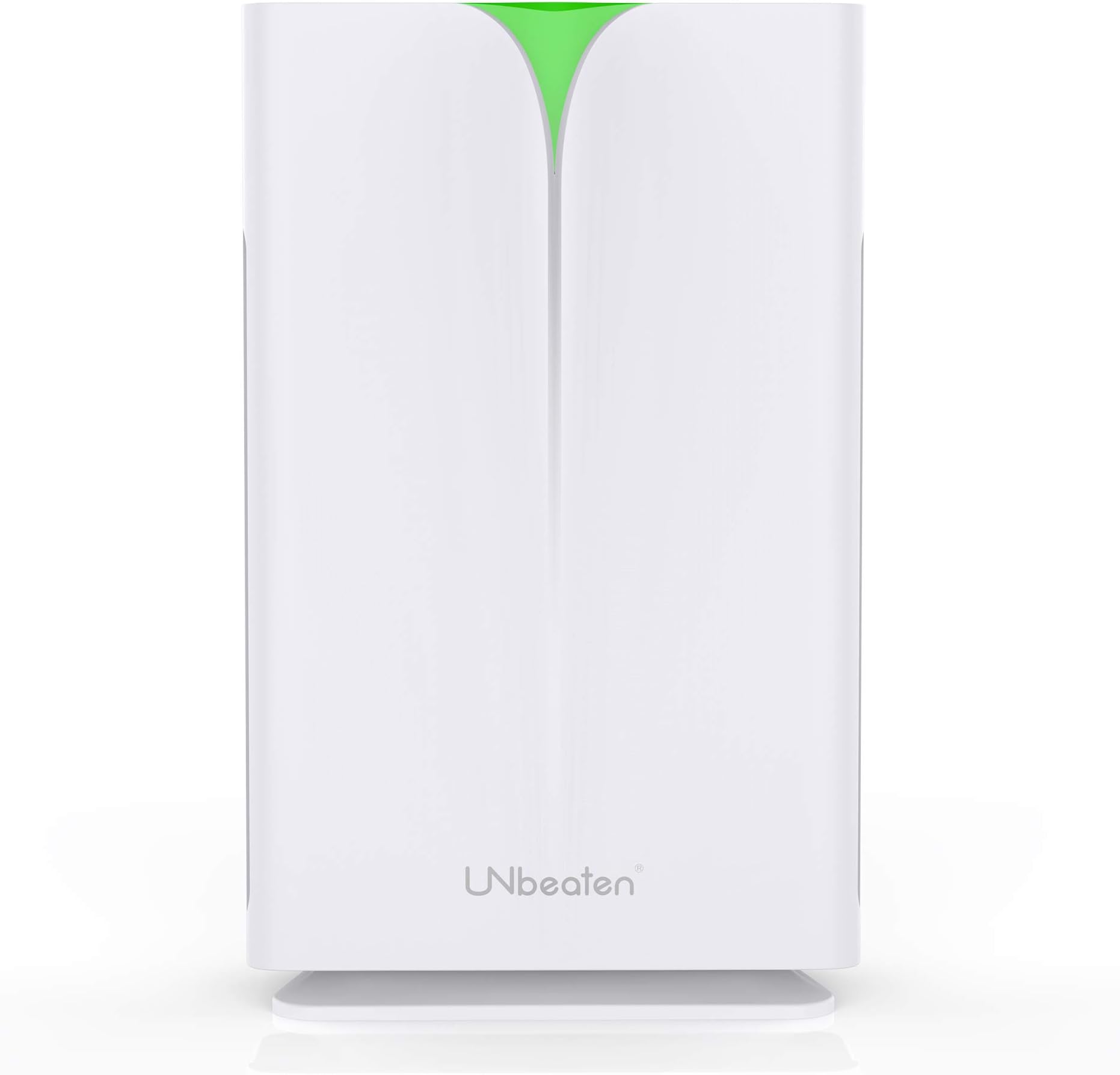 UNbeaten 5-in-1 Air Purifier with Negative Ion, Ture HEPA Air Cleaner with Real Time Air Quality Feedback, Odor Allergen Allergies Eliminator, filtration for Cigarette Smoke, Dust, Bacteria - White