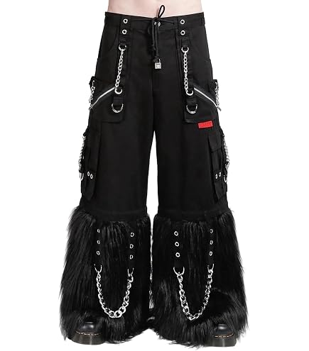 Amazon.com: Tripp NYC Skull Bondage Pants [Black/White] XXS