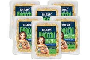 Gia Russa Gluten Free Gnocchi with Potato - Gluten Free Pasta, Potato Gnocchi, Traditional Italian Potato Gnocchi, Vegan Pasta, Kosher Friendly, Product of Italy, Italian Food - 16 Oz (6-Pack)