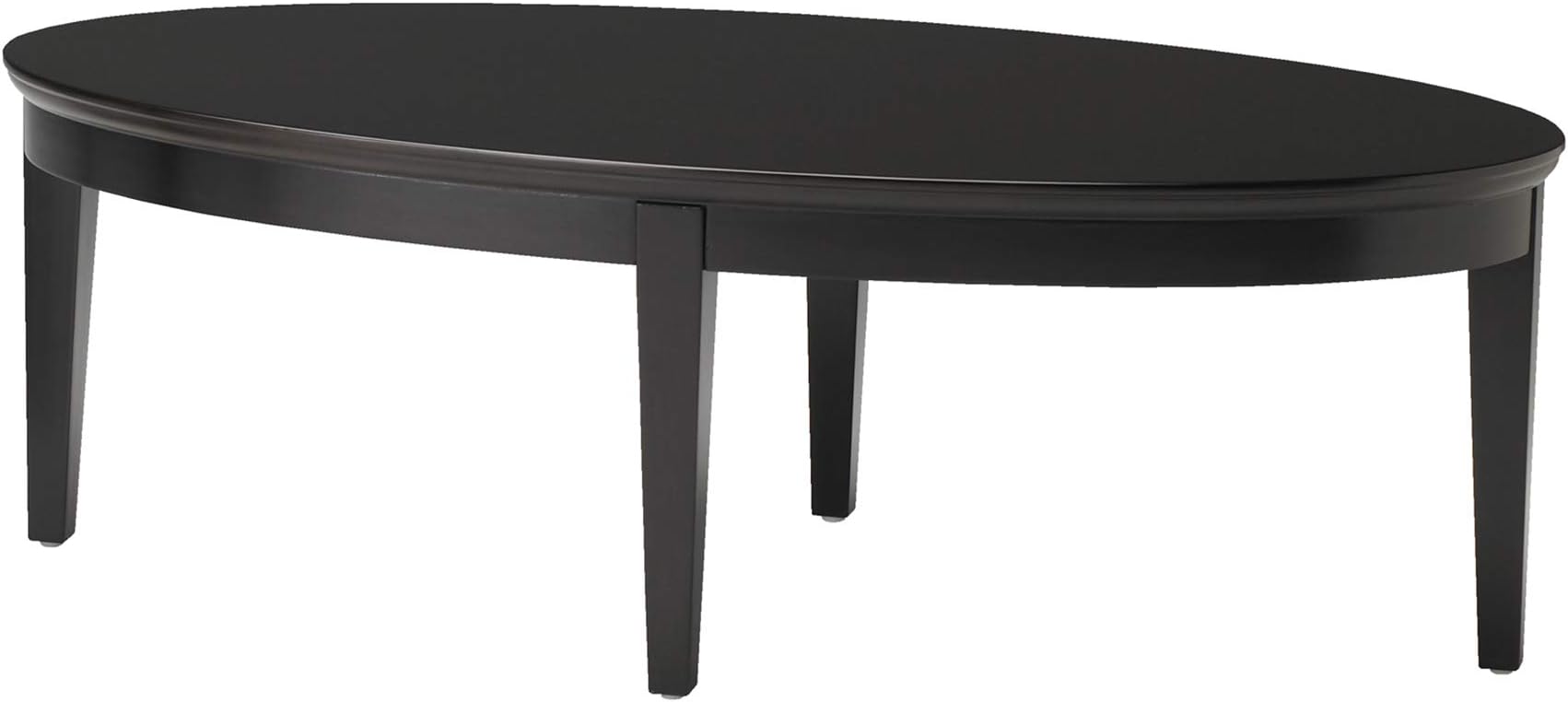 Mayline Sorrento Oval Coffee Table 48"W , Espresso Veneer