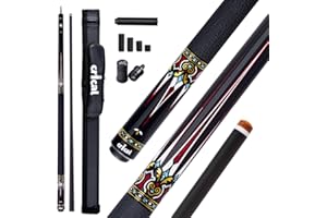 CRICAL Carbon Fiber Pool Cue Stick CXD Series Professional Pool Sticks with Super Low Deflection Pro Taper Shaft Pool Cue Tournament Level Billiard Cues with 12.5mm Tip (Precise Easy to Control)