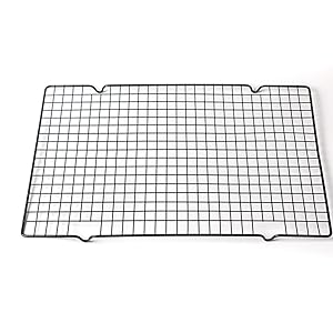 Getail Cake Cooling Rack, Carbon Steel Nonstick Mesh Cooling Rack, Safe Oven Kitchen Baking Tools, Baking Rack Drying Cooler Holder for Cake Bread Biscuits Cool Down