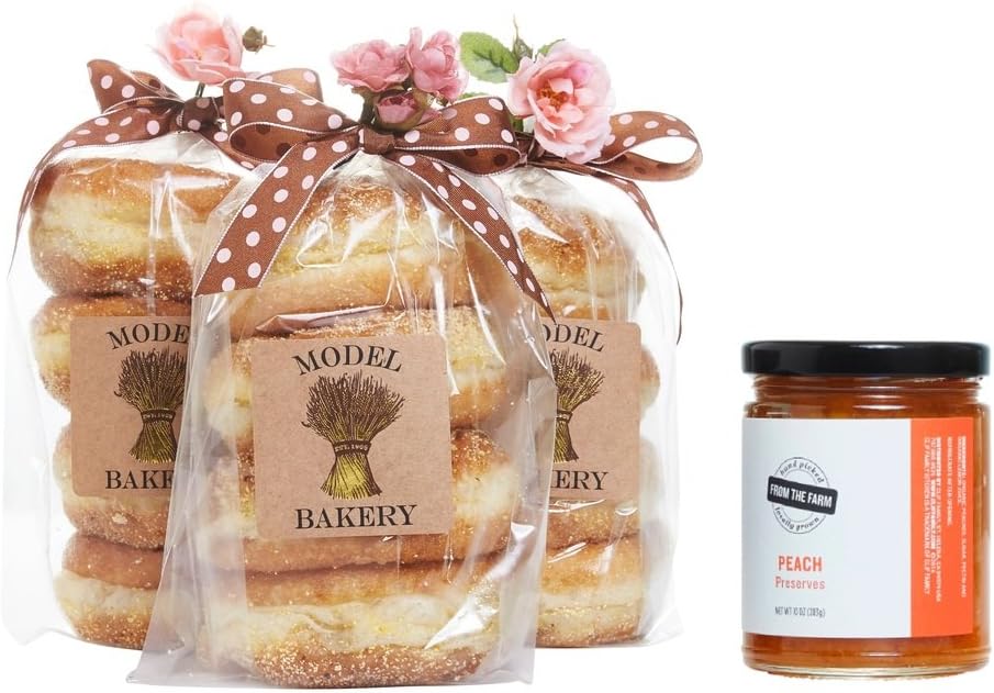 The Model Bakery English muffins and preserve set - Peach