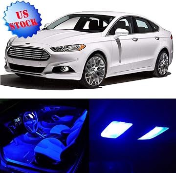 Amazon Com Cciyu 7 Pcs Blue Led Package Kit Led Interior Lights