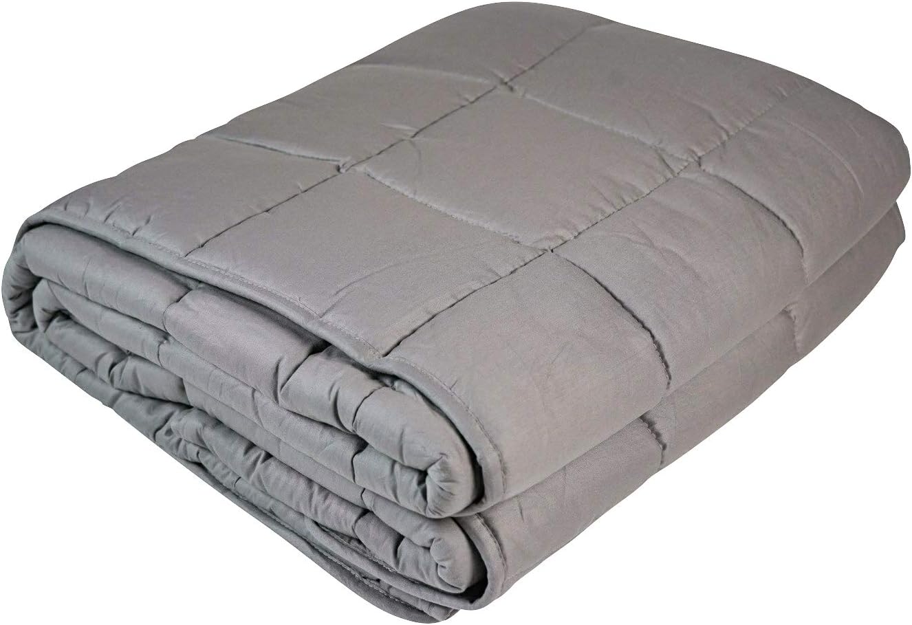 SLEEPHIX Feel Good Weighted Blanket | Full/Queen Size | Natural Deep