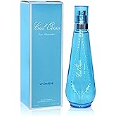 AFLUXE Cool Ocean Women Perfume–Bold & Sophisticated Scent Eau De Parfum With Citrus,Spice,And Woody Notes Long Lasting Natural Spray Fragrance 3.4 Fl Oz