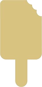 Popsicle Cutout Unfinished Wood Summer Decor Summer Treat Party Decor MDF Shaped Canvas Style 1