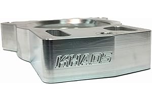 Khaos Motorsports Billet Aluminum Helix Throttle Body Spacer Chevy Silverado GMC Sierra 1999-2007 4.8 5.3 6.0 LS1