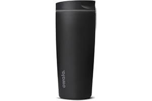 Owala SmoothSip Slider Insulated Stainless Steel Coffee Tumbler, Reusable Iced Coffee Cup, Hot Coffee Travel Mug, BPA Free 20