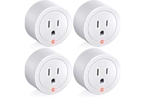 FEEKOON 4 Pieces Thermostatically Controlled Outlet, On at 32°F/Off at 50 °F Thermostat Plug Outlet for Winter Chicken Water Coop Heater, Temperature Controllers for Bird Bath Deicer Outdoor