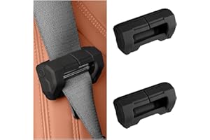 DXNQ 2PCS Car Seat Belt Buckle Covers, Anti-Scratch Silicone Auto Seat Belt Clips Protective Sleeve, Universal Seatbelt Buckl