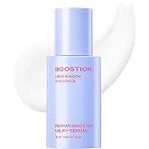 BOOSTION NAD+ NMN Repair Booster Milky Serum with Bakuchiol, Anti-Aging, Firming &amp; Plumping Facial Serum for Fine Lines, Wrinkles &amp; Smooth Skin Texture, Korean Skincare, 1.01 fl oz / 30ml