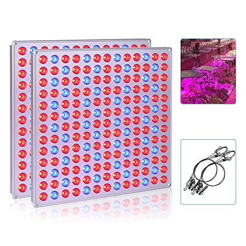 Roleadro Led Pflanzenlampe 2 Stück Pflanzenlicht Mit Rot Blau Licht 45W Grow Light Led Grow Lampe Fur Frucht Wachstum Blumen Obst Gemüse Pflanzen Wachstumslampe