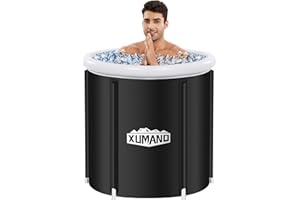 Cold Plunge Tub, Ice Bath Tub for Adults, Portable Extra Large 116 Gallon Bath Tub with Cover, Ice Plunge Cold Tub for Outdoo