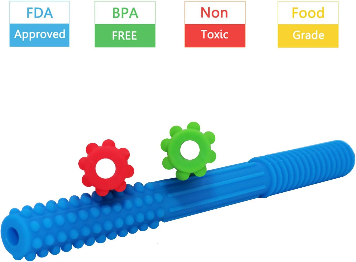 Atsky Hollow Teething Tubes for Babies (3 Pack), Baby Teether Tubes for eBay