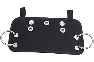 Scuba Butt Plate 2 Screws Included for Sidemount Stainless Steel Handle, Buttplate Side or Back Mount Dive Harness, 60102-1 O