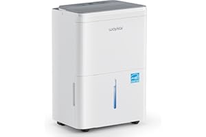 Waykar 2000 Sq. Ft. Energy Star 2025 Dehumidifier for Basement & Home, Adjusts from 15% RH With Drain Hose, Ultra Quiet 35 dB for Bedroom & Bathroom