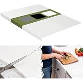 Silicone Mat for Kitchen Counter with Edge Protection &ndash;28"x20"(Translucent) | Quartz Countertop Protector, Heat Resistant &amp; Non-Slip, Easy Clean, 100% Food Grade Silicone