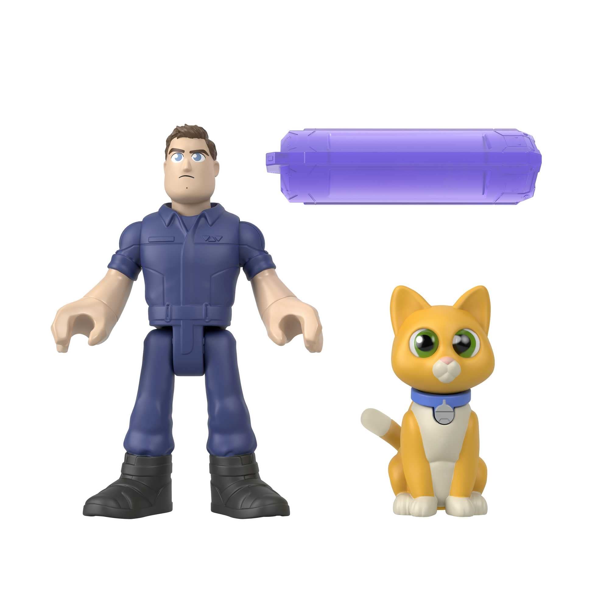 Imaginext Lightyear, Buzz & Sox Lightyear, Toy for Kids Ages 3 and Up with Joint Points, Multicolored,HGT39