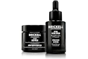 Brickell Men's Tightening Neck Routine For Men, Natural and Organic, Neck Cream For Tightening and Firming & Retinol Skin Car
