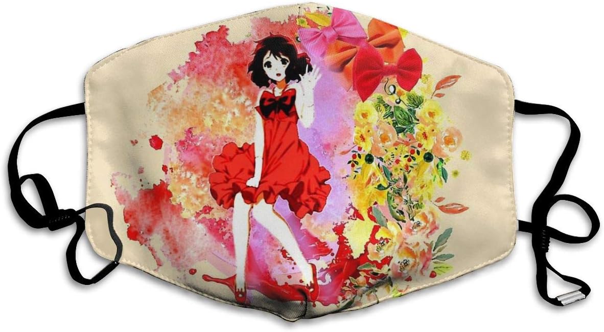 Hibike Euphonium-Kumiko Oumae Men Women Adjustable Earloop Face Ma-sk,Anti-dust Mouth Ma-sk,Reusable Protection Ma-sk,Pollen Ma-sks,Anti Pollution Ma-sk,Anti-smog Ma-sk