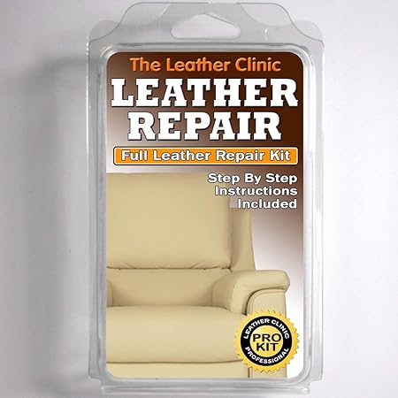 Light Cream Leather Sofa Chair Repair Kit For Tears Holes Scuffs
