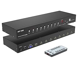 MT-VIKI Rack Mount HDMI Switch, 8 Ports HDMI Switch