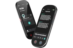 MIPEGGY AI Voice Recorder with Playback, 80GB Memory Note Recorder Supports 134 Languages & Real Time Transcription and AI Summary, Audio Digital Device for Meetings, Lectures, Interviews