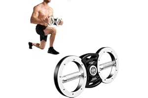 Barlezy Rotating Burn Machine, 1-12 Pounds Adjustable Resistance Spinning Burn Rotating Arm Machine , w/ 360 Degree Rotator M