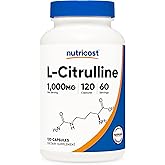 Nutricost L-Citrulline 500mg, 120 Capsules - Gluten Free, Non-GMO, 1000mg Per Serving (60 Serv)