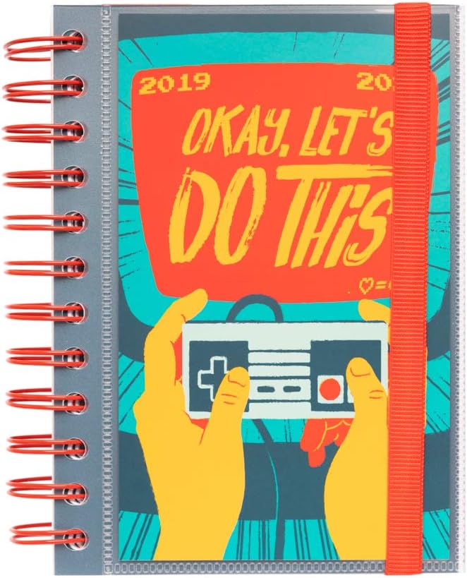 Gamer Daily Planner, Dated Middle School or High School Student Planner for Academic Year 2019-2020, 10 Months (September 2019 Through June 2020), Organizer, Calendar and Agenda