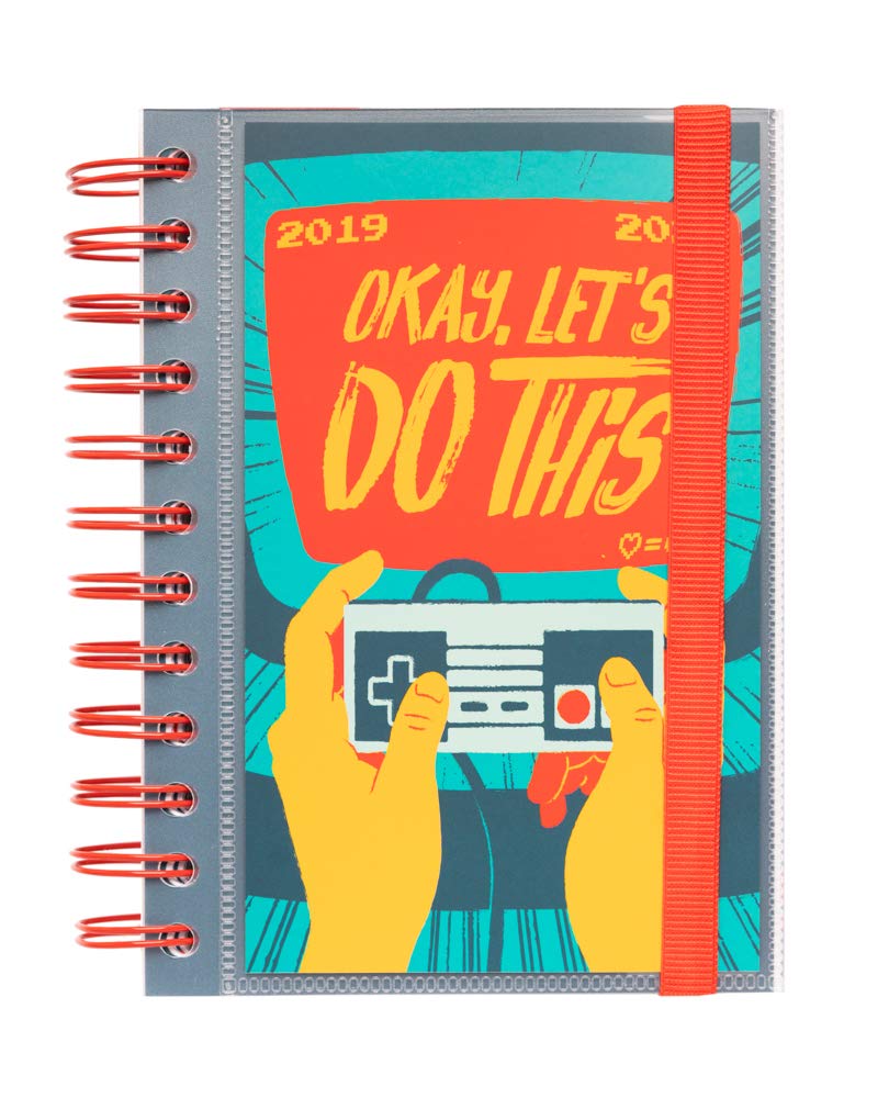Gamer 2019-2020 Academic Diary, Organiser, Calendar, Agenda. One Day to Page Twin Wire Spiral Binding Mid Year Student Daily Planner. Runs from September 2019 Until June 2020-10 Months.