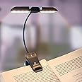 Vekkia 14 LED Rechargeable Book-Light for Reading at Night in Bed, Warm/White Reading Light with Clamp, 180° Adjustable Mini 