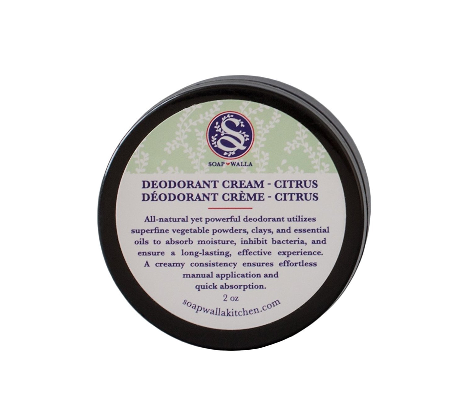 Soapwalla Organic/Vegan Deodorant Cream (2 oz) Health