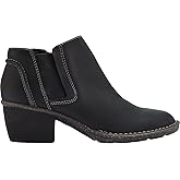 Clarks Women's Kastela Lo Boot Black Leather 8.5 W